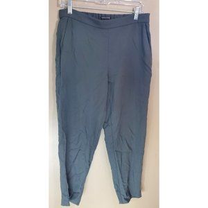 Eileen Fisher Petite Gray 100% Tencel Dress Pants, Size PM